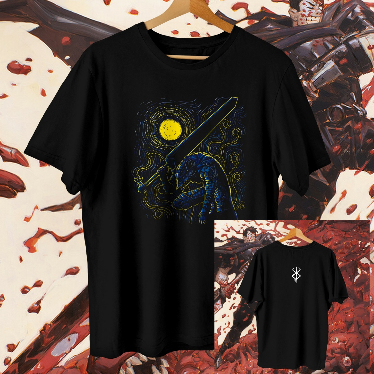 Berserk Brand of Sacrifice Min - Streetwear Brand Tees ulasan dan harga