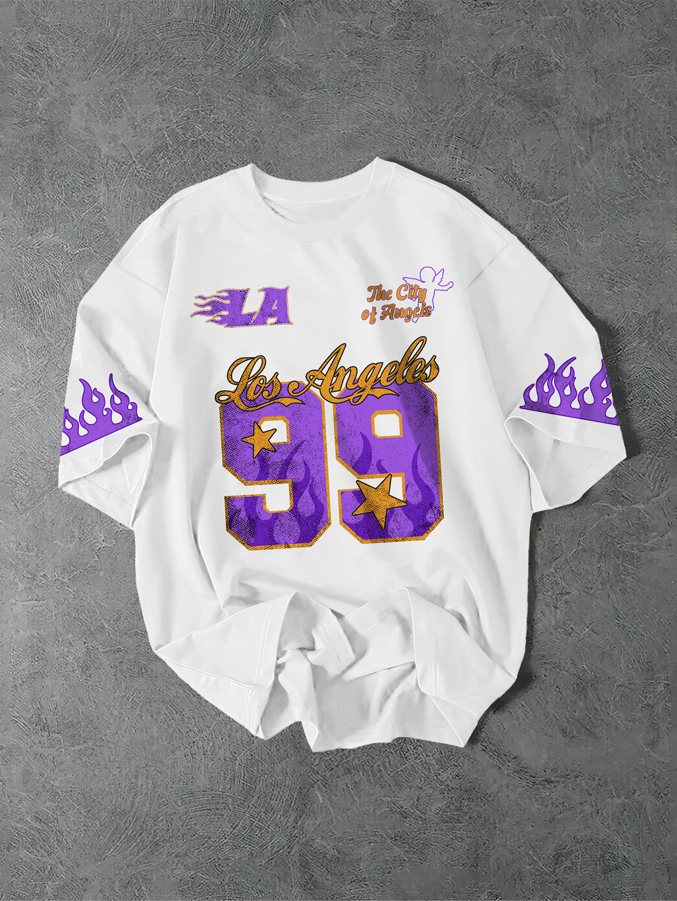 Men's Oversized Los Angeles 99 - Streetwear Brand La ulasan dan harga