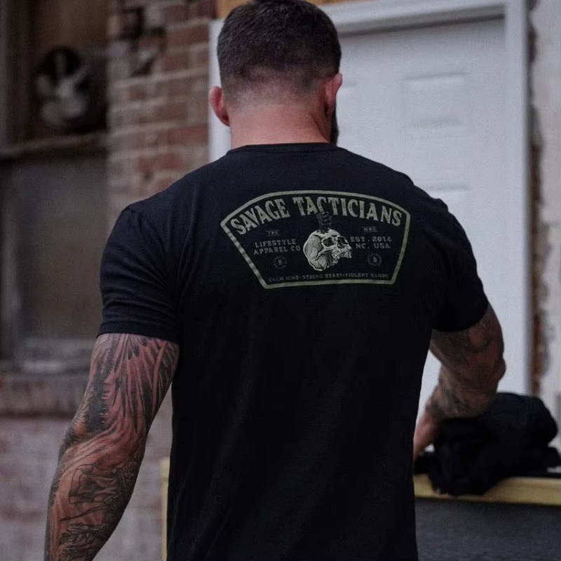 Fashion Brand Print Man T-shir - Streetwear Brand Tees ulasan dan harga