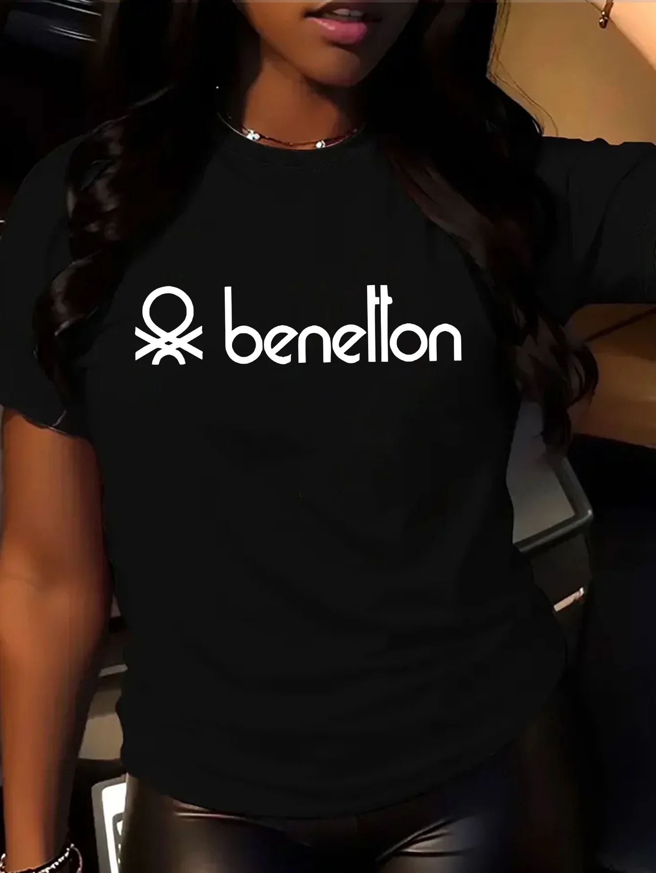 Benelton Graphic Print Women'S - Streetwear Brand Tees ulasan dan harga