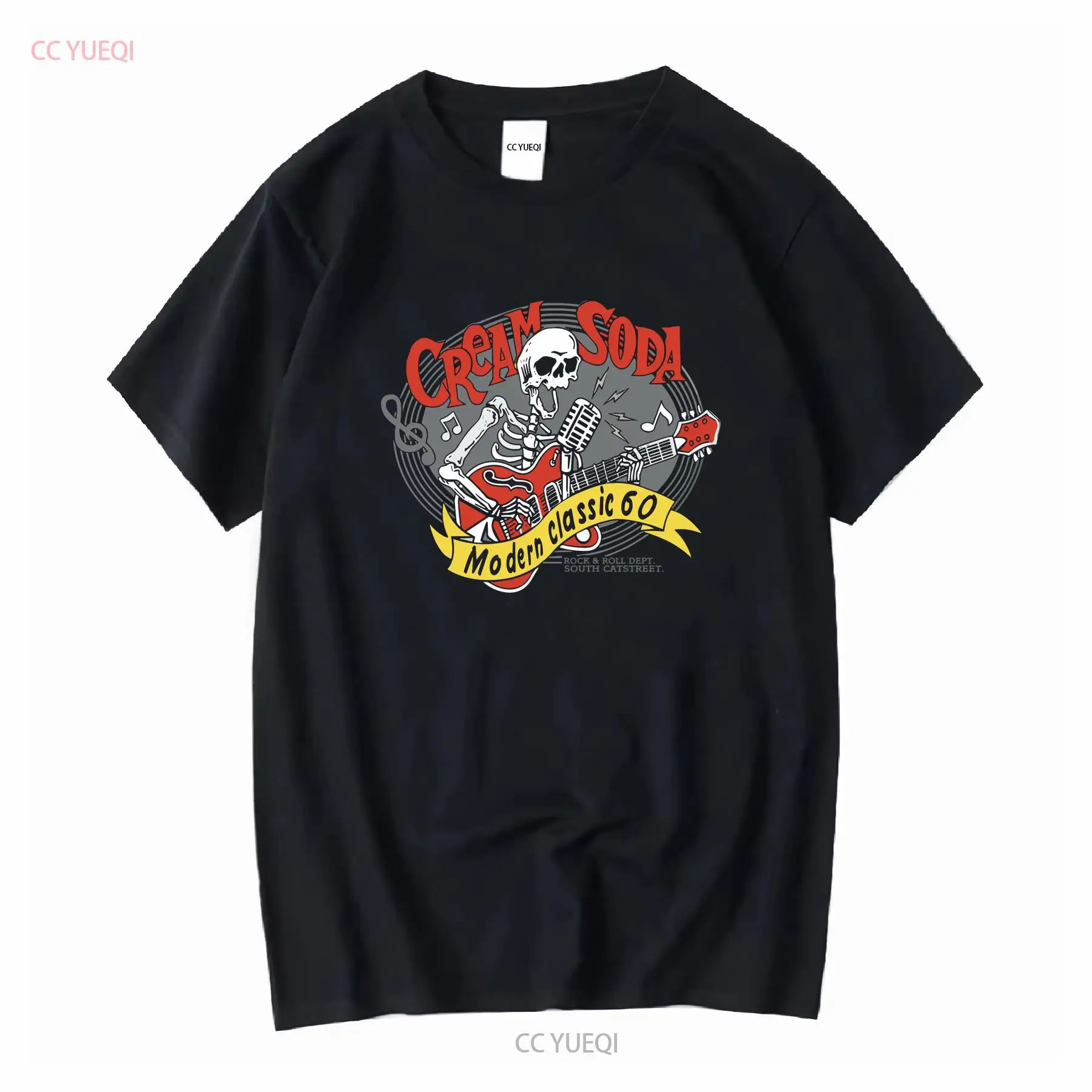 Cream Soda Rock Roll T shirt J - Streetwear Brand Tees ulasan dan harga