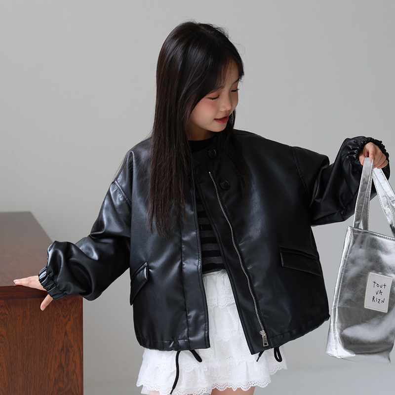 2-12Y Girls Sweet Black Pink R - Streetwear Brand With A Logo ulasan dan harga
